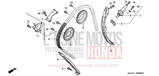 CAM CHAIN/TENSIONER CBR1100XXW de 1998